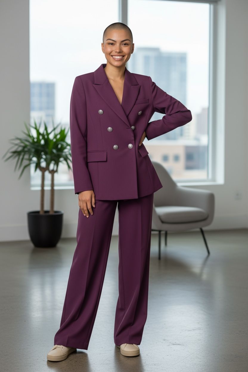Alex Blazer Set - Mauve