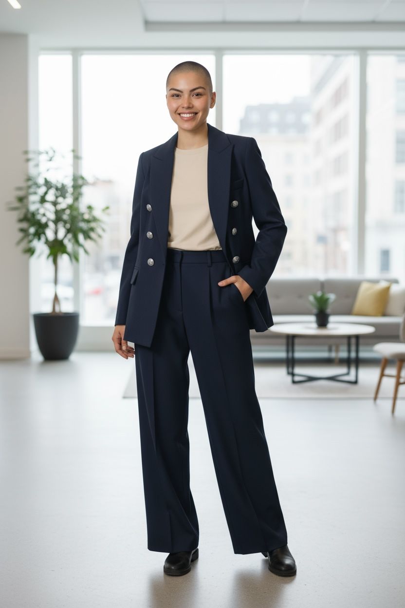 Alex Blazer Set - Classic Navy