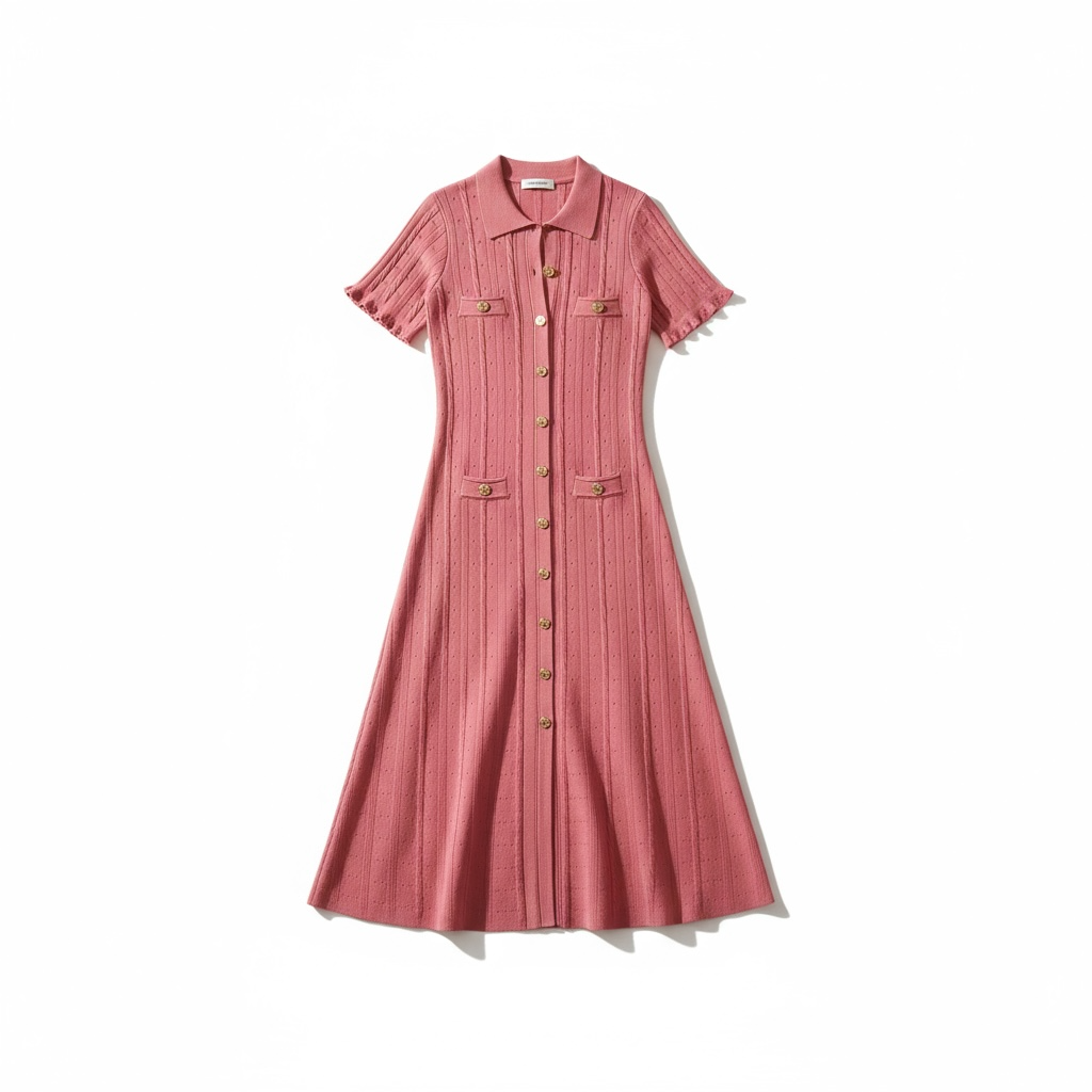 sandro pink dress