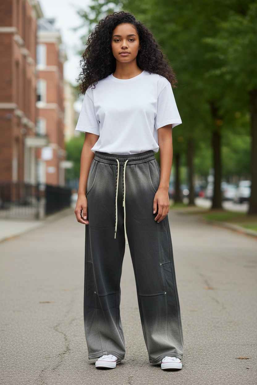 thick wavy pants