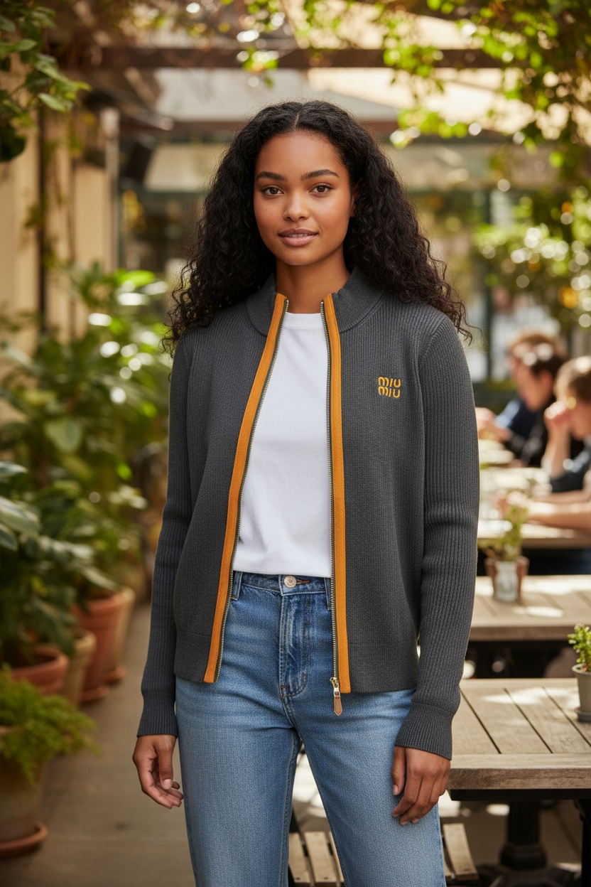 miumiu zipper jacket