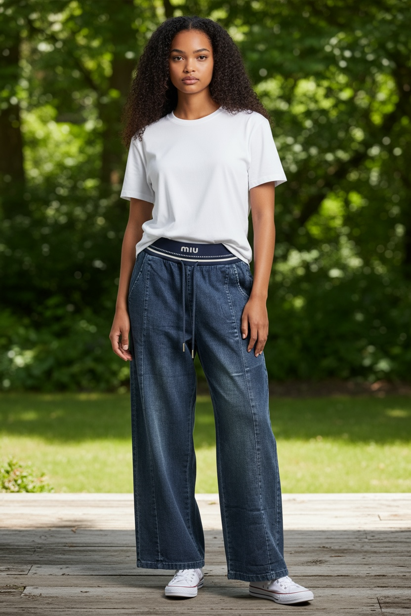 miumiu jeans pants