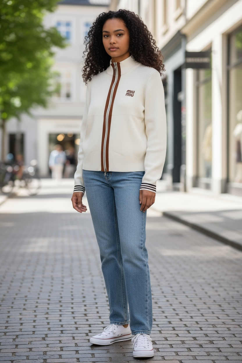 miumiu zipper jacket