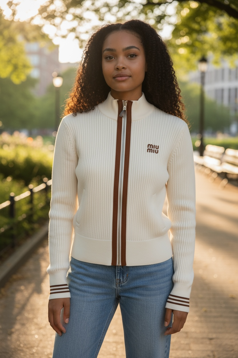 miumiu zipper jacket