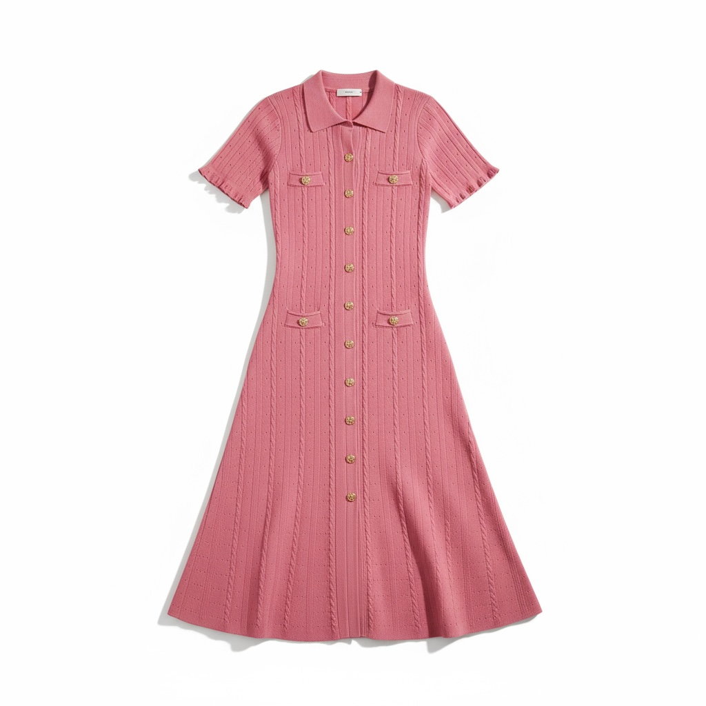 sandro pink dress